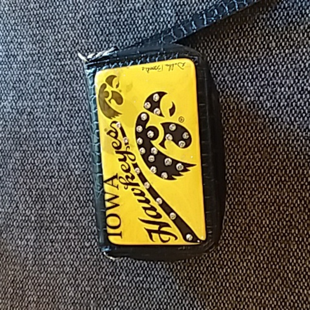 Nwot Iowa Hawkeye Crossbody/Wristlet Purse